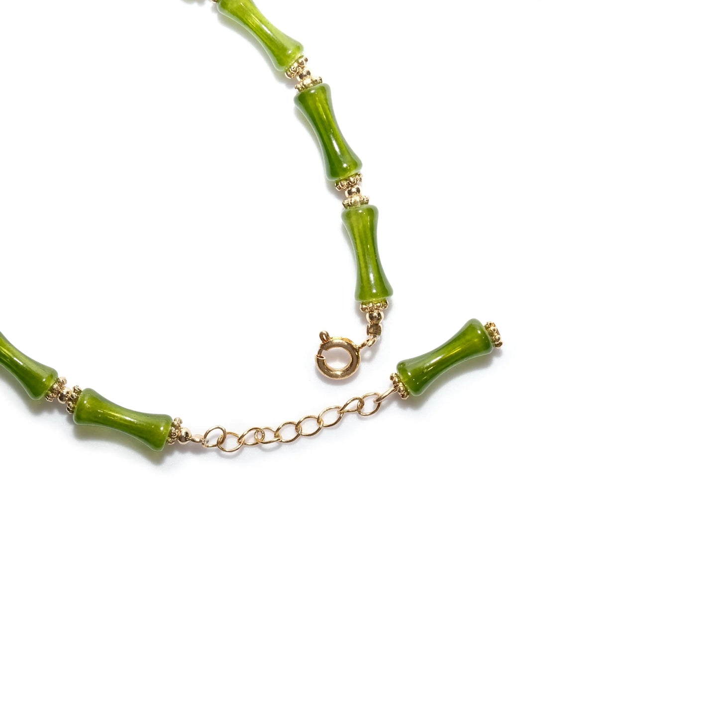 Hetian Jade Bamboo Segment Bracelet