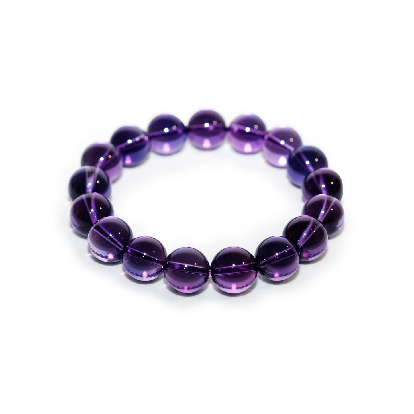 Amethyst Bracelet In Three Sizes(12mm/10mm/8mm)