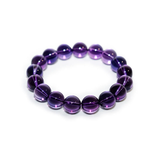 Amethyst Bracelet In Three Sizes(12mm/10mm/8mm)