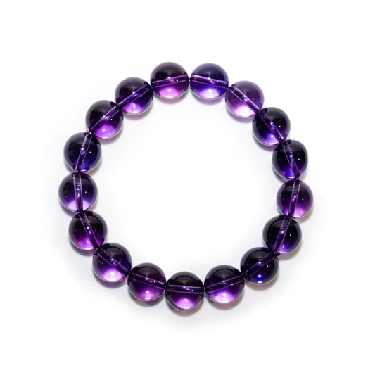 Amethyst Bracelet In Three Sizes(12mm/10mm/8mm)
