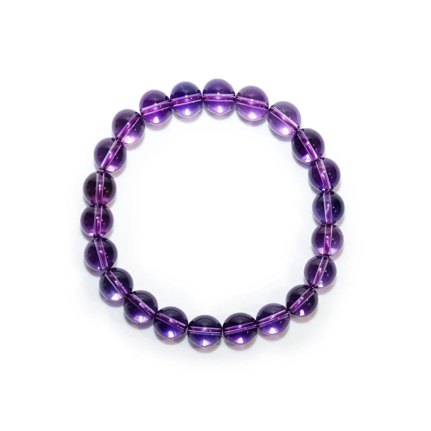 Amethyst Bracelet In Three Sizes(12mm/10mm/8mm)
