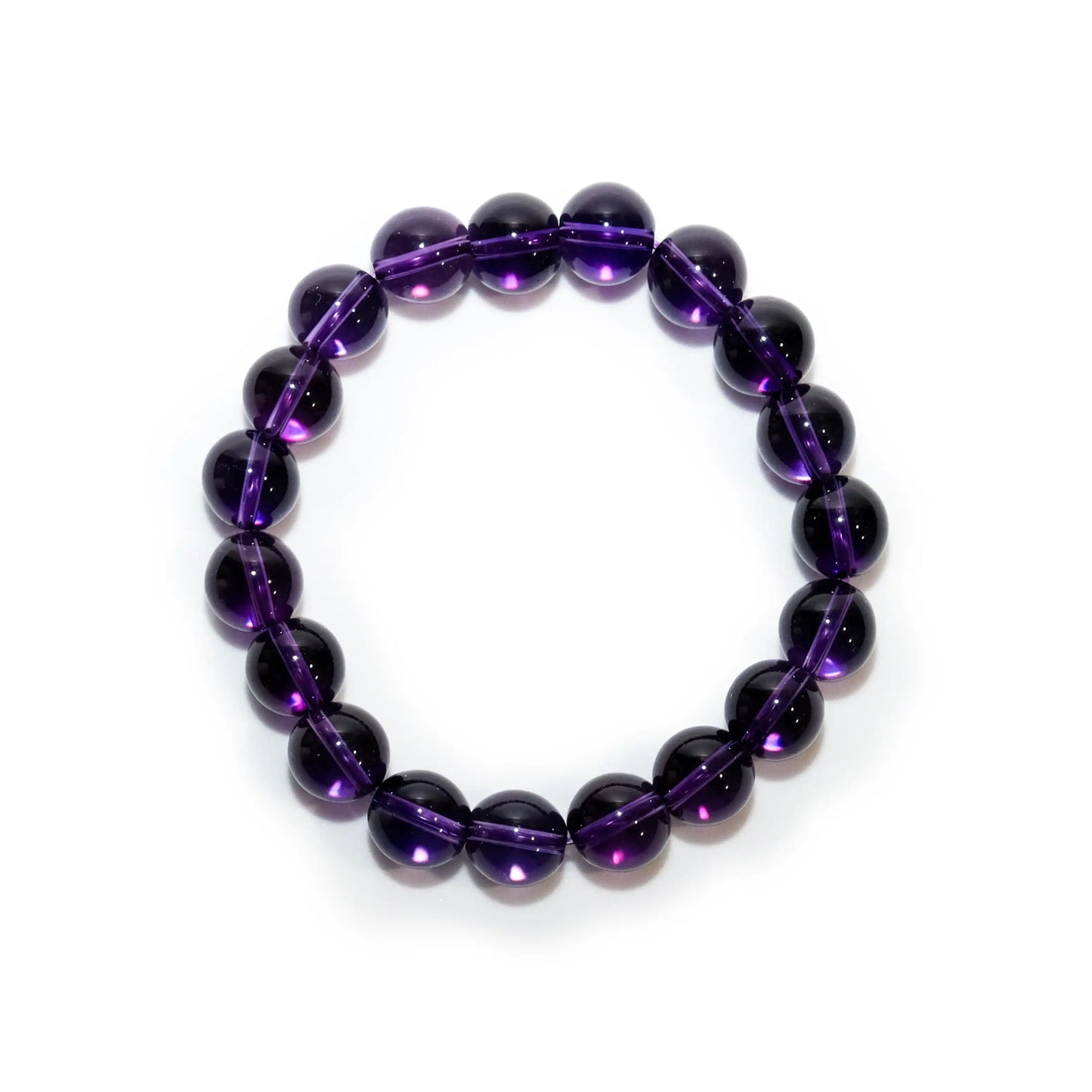 Amethyst Bracelet In Three Sizes(12mm/10mm/8mm)