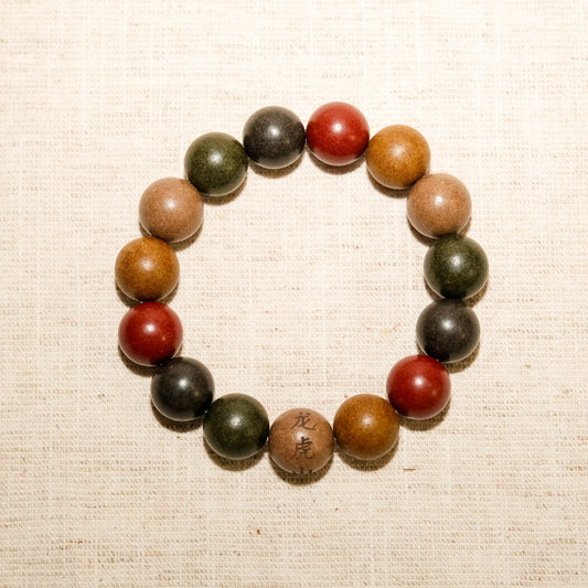 Dragon-Tiger Mountain Herbal Bead Bracelet Set