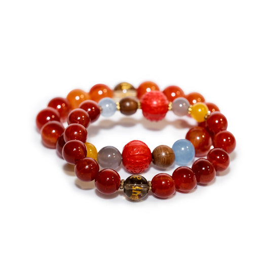 Dragon Spirit Crystal Bracelet Set