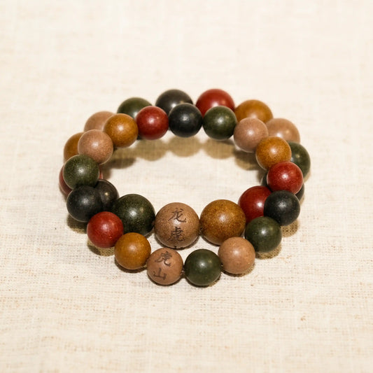 Dragon-Tiger Mountain Herbal Bead Bracelet Set