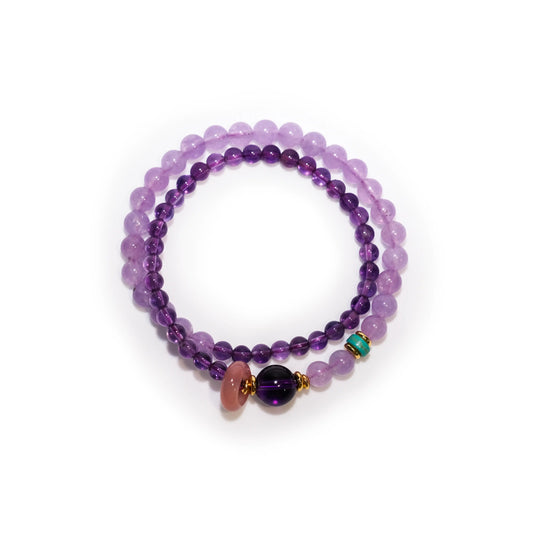Amethyst Loop Bracelet