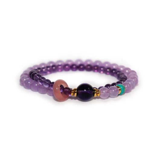 Amethyst Loop Bracelet
