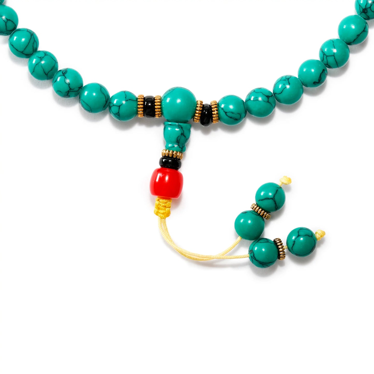 Turquoise Mala Beads – Deep Teal Green 108 Beads